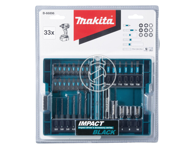Makita Impact Black fúró-csavarbehajtó készlet 33 db