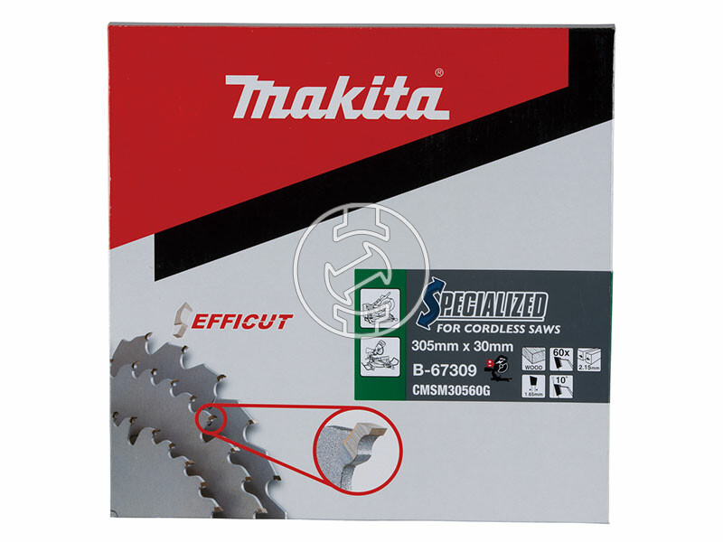 Makita EFFICUT körfűrészlap fához 305x30mm Z60 FA