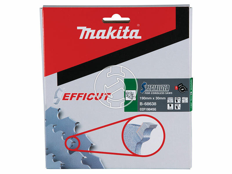 Makita EFFICUT körfűrészlap fához 190x30mm Z45 FA