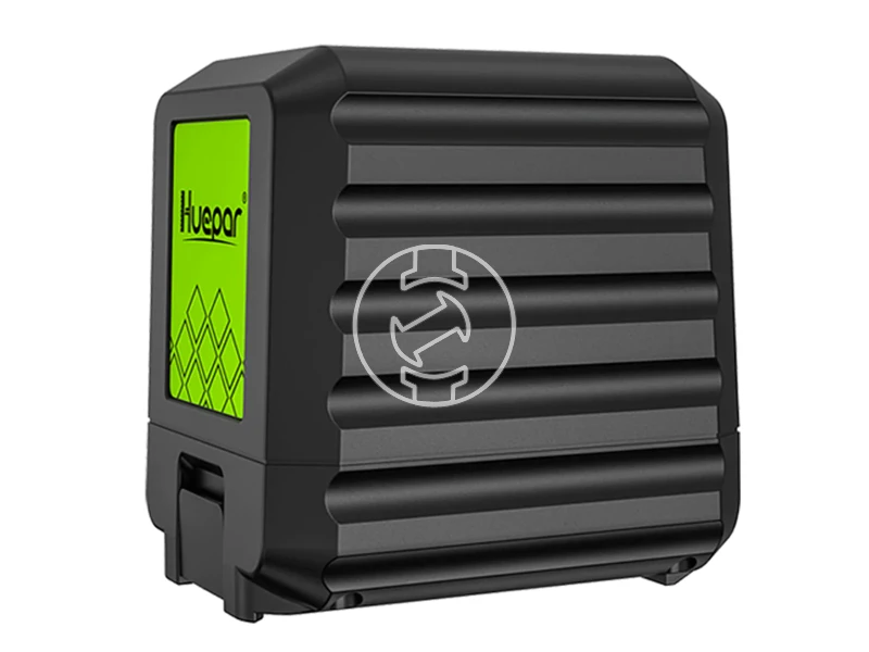 Huepar B011G vonallézer Hatósugár: 0 - 30 m | 2x elem | Kartondobozban