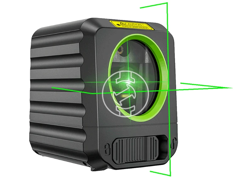 Huepar B011G vonallézer Hatósugár: 0 - 30 m | 2x elem | Kartondobozban