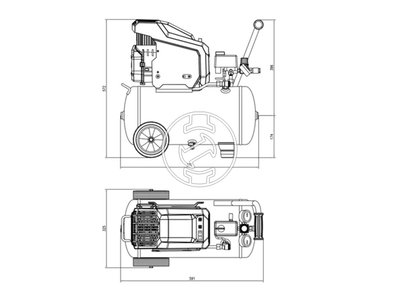 Metabo Basic 250-24 OF elektromos dugattyús kompresszor