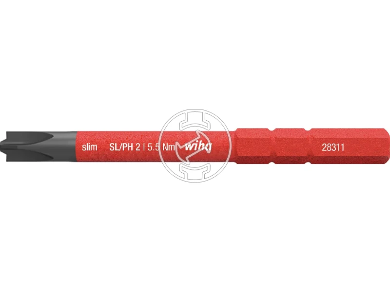 Wiha slimBit phillips behajtóbit SL/PH2, 75 mm