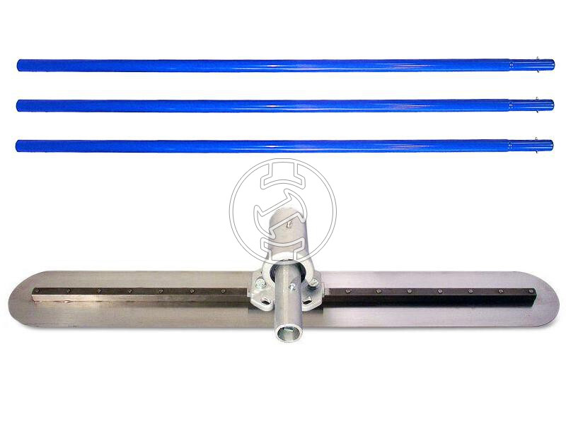 Beton Trowel kézi betonlehúzólap betonsimításhoz acél, 90cm