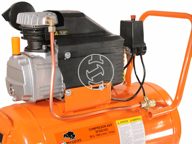 Bisonte SC020-050 direktmeghajtású, olajkenésű kompresszor