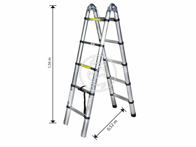 BISONTE STR3032 két oldalon járható teleszkópos állólétra