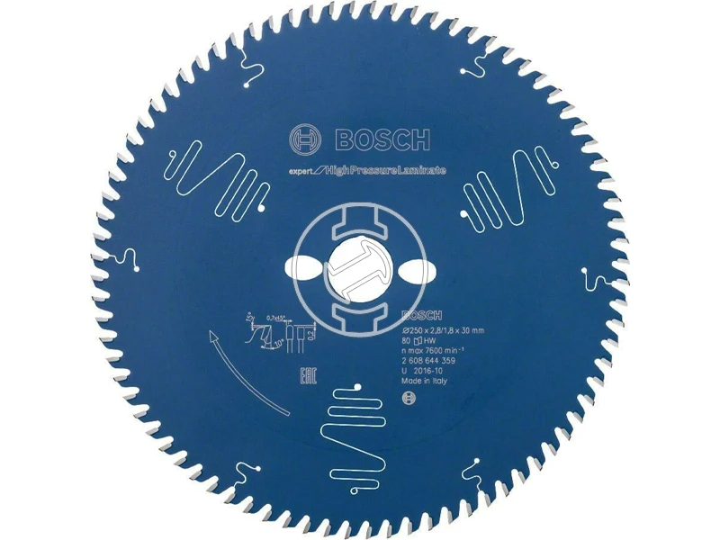 Bosch Expert körfűrészlap 250 x 30 mm I fogszám: 80 db