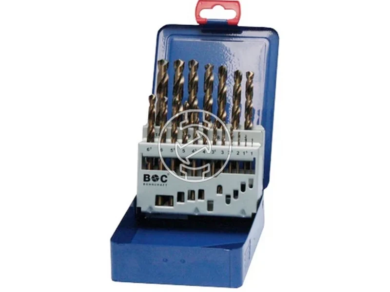 Kép: BOHRCRAFT csigafuro keszlet HSS-E Co5 19r. 10-10005 ME10 Metal-Box_1.webp