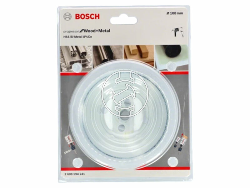 Bosch 108 mm-es Progressor körkivágó fa&fém