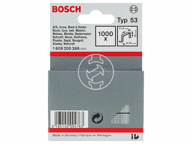Bosch 11,4 / 10 MM Fine Wi tűzőkapocs 1000 db