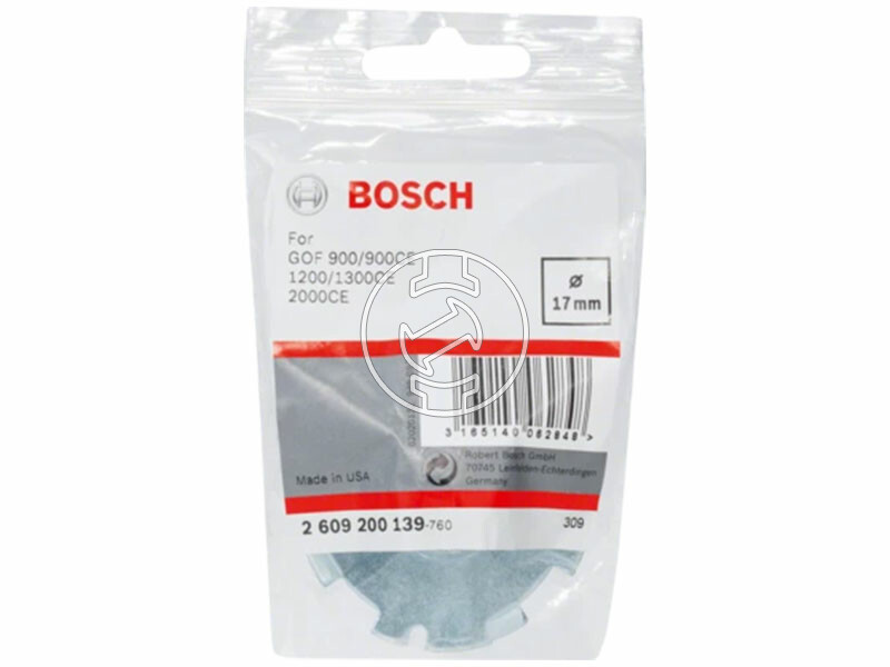 Bosch 17 mm felsőmaró másolóidom