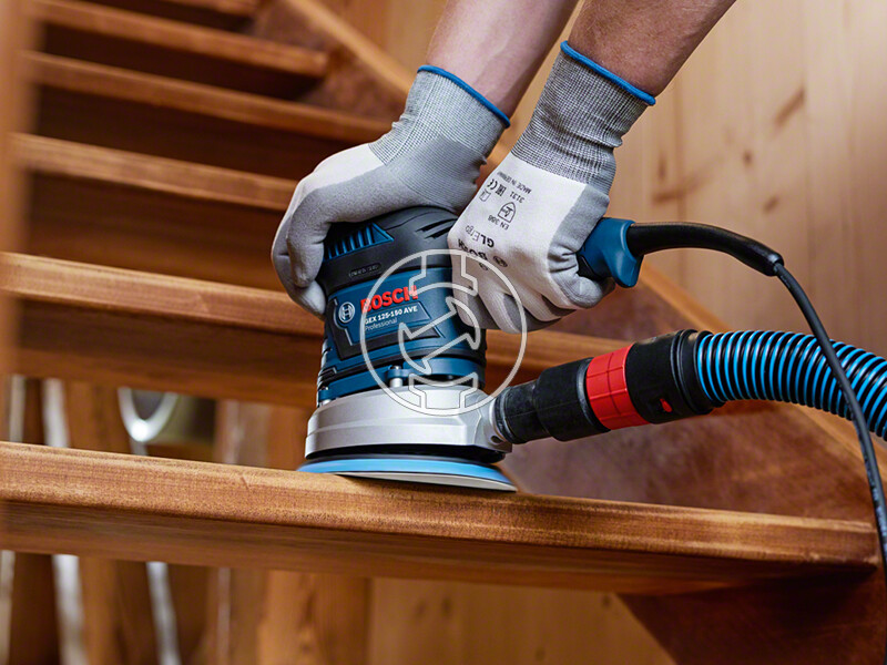 Bosch 225 mm 120 tépőzáras excentercsiszolópapír 25 db