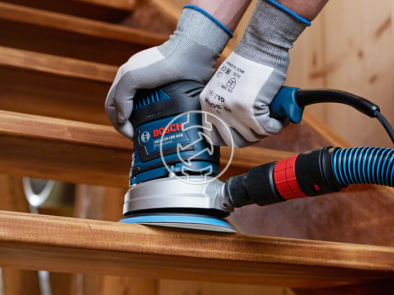 Bosch 225 mm 180 tépőzáras excentercsiszolópapír 25 db