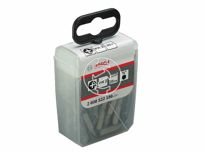 Bosch 25 mm | PH2 | 1/4 inch phillips behajtóbit 25 db