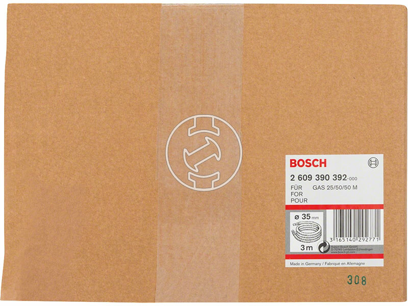 Bosch 2609390392 3 m D35 mm gégecső porelszíváshoz