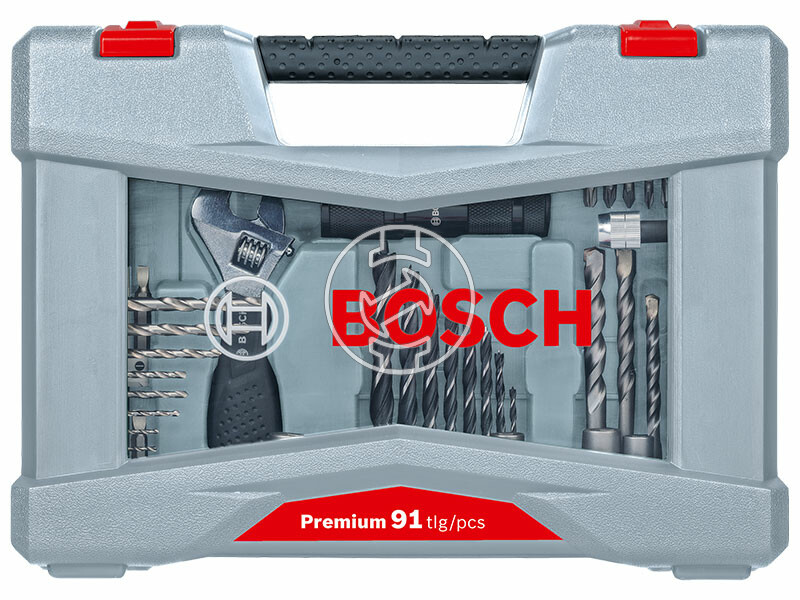 Bosch 91 részes Premium X-Line fúró-csavarbehajtó készlet