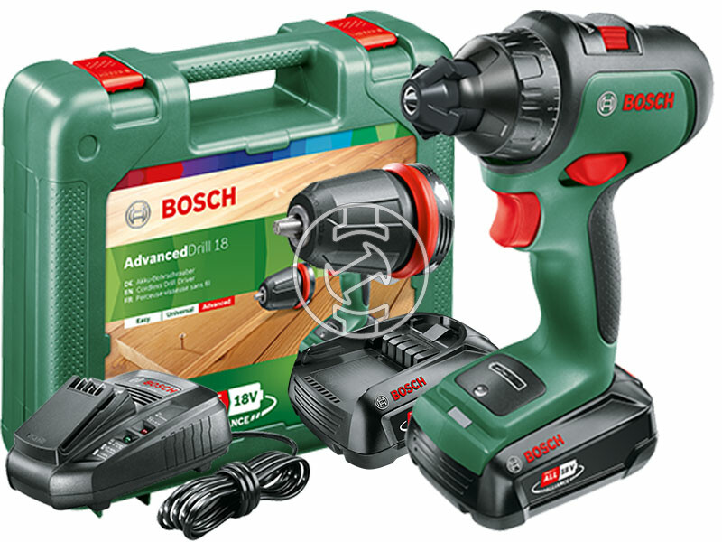 Bosch AdvancedDrill 18 akkus fúrócsavarozó tokmányos
