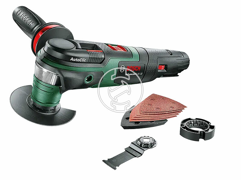 Bosch AdvancedMulti 18 akkus multifunkciós gép rezgő 18 V | 10000 - 20000 1/min | 2,8 ° | Szénkefés | Akku és töltő nélkül | Kartondobozban