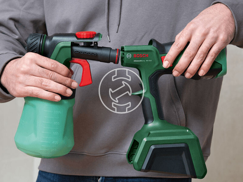 Bosch AdvancedSpray 18V-500 akkus festékszóró