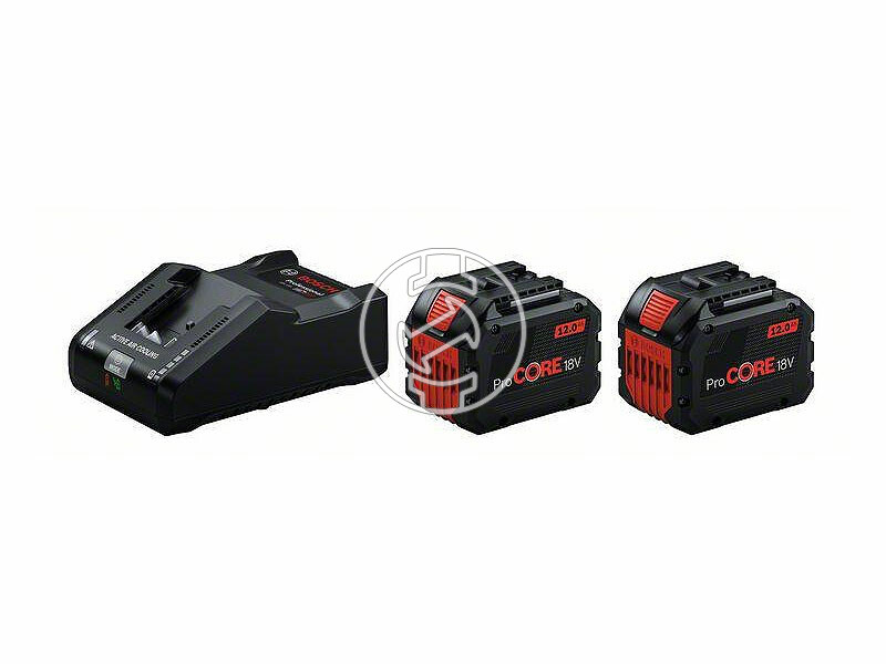 Bosch akkumulátor és töltő szett 2 x ProCORE18V 12.0Ah + GAL 18V-160
