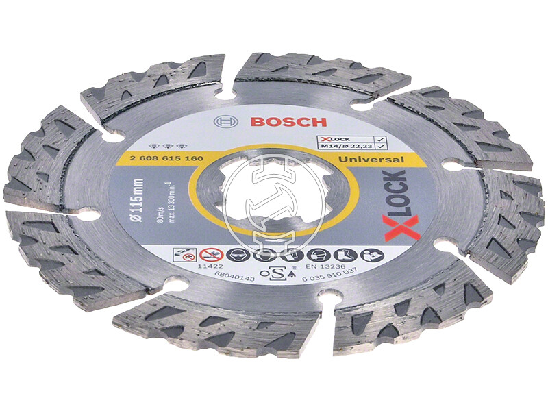 Bosch Best for Universal X-LOCK 115x22,23x2,4x12mm gyémánt vágótárcsa