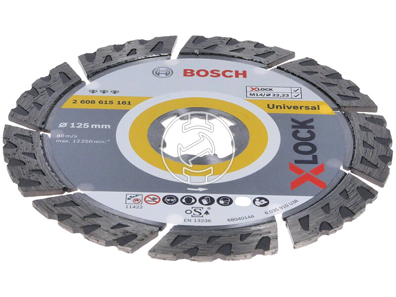 Bosch Best for Universal X-LOCK 125x22,23x2,4x12mm gyémánt vágótárcsa