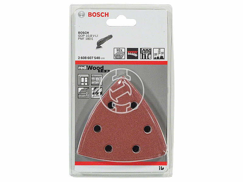 Bosch Best for Wood and Paint 10 db deltacsiszolólap készlet