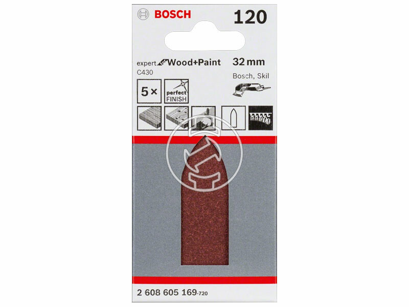 Bosch C430 tépőzáras csiszolópapír