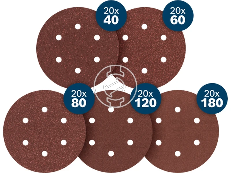Kép: Bosch C430 tepozaras excentercsiszolopapir keszlet 150 mm 100 reszes_1.webp