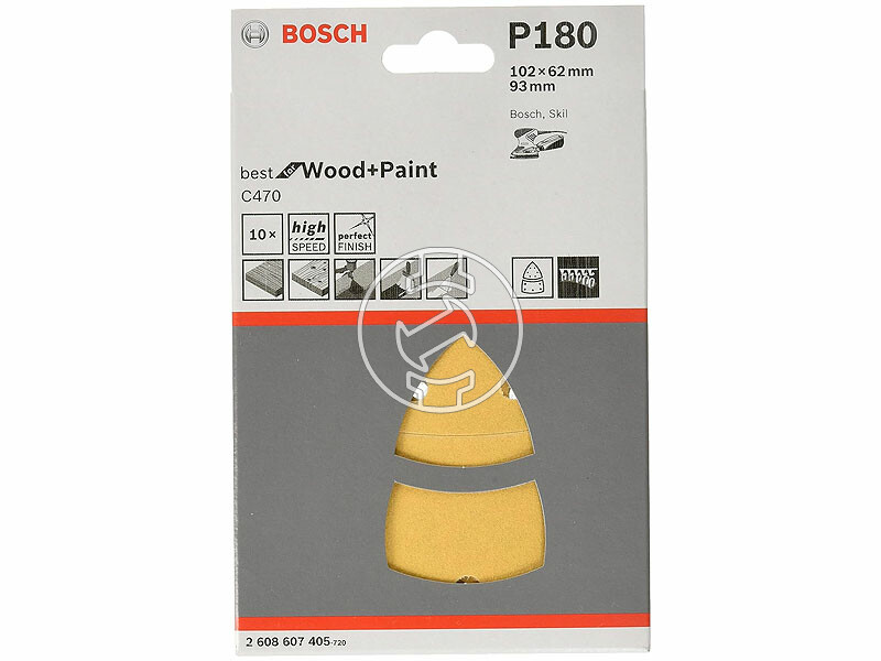 Bosch C470 tépőzáras deltacsiszolólap