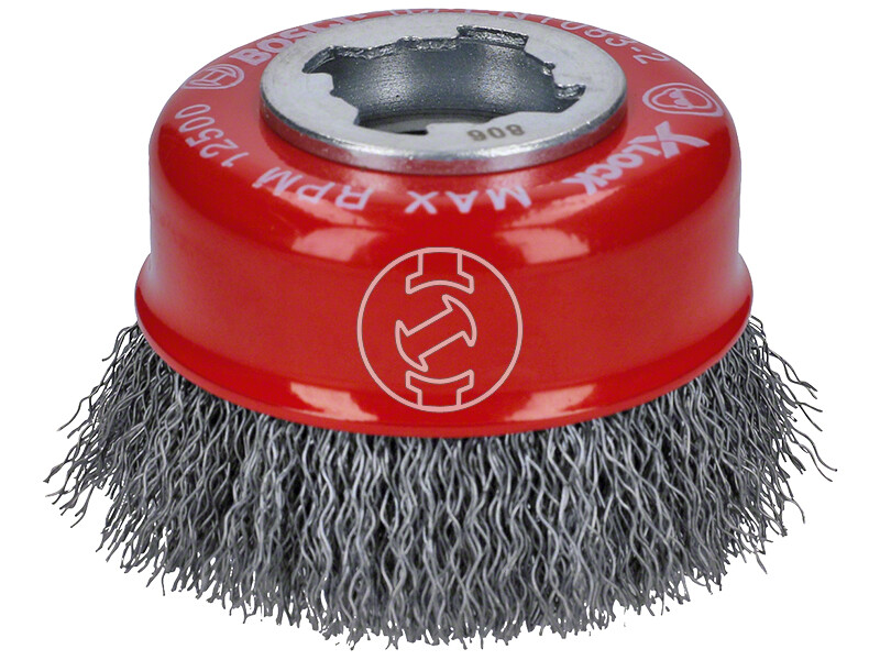 Bosch Clean for Metal X-LOCK 75mm drótkorong kúpos