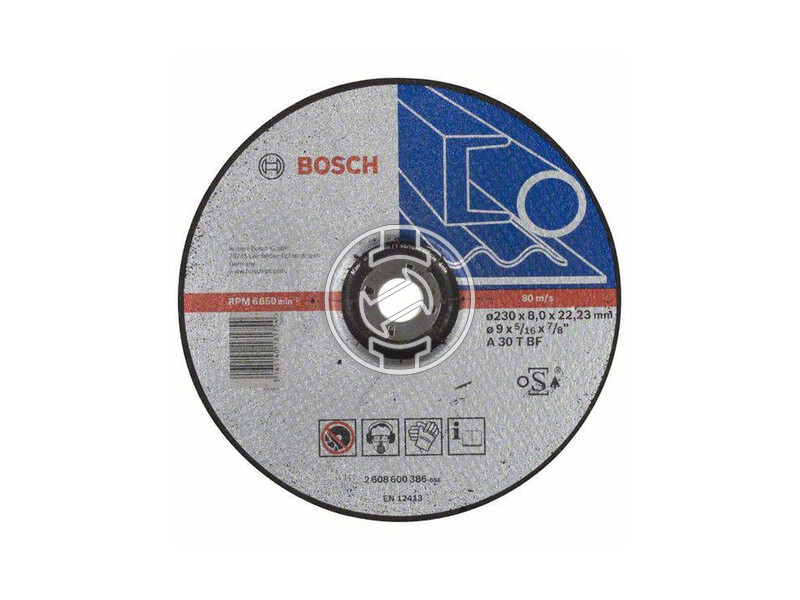 Bosch csiszolótárcsa 230 mm x 22,23 mm x 8 mm