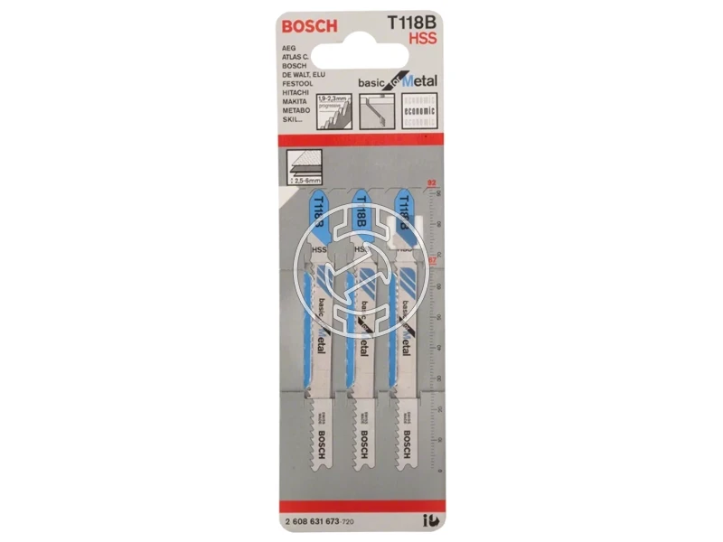 Bosch dekopír fűrészlap fémhez