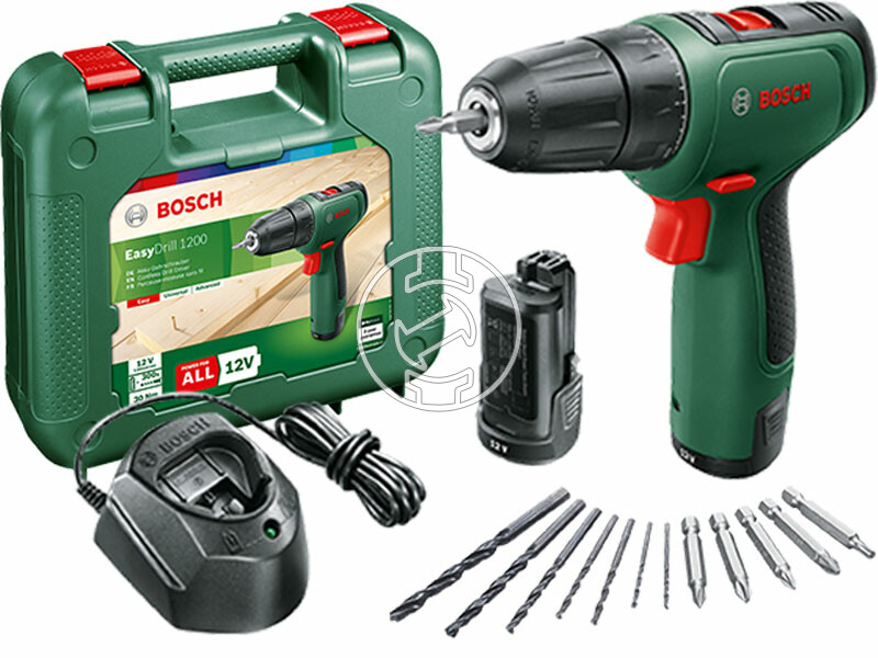 Bosch EasyDrill 1200 akkus fúrócsavarozó tokmányos