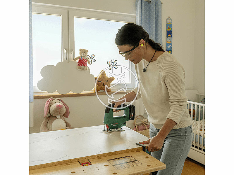 Bosch EasySaw 18 Set akkus dekopírfűrész 1 x PBA 18V 2.0Ah + AL 18V-20