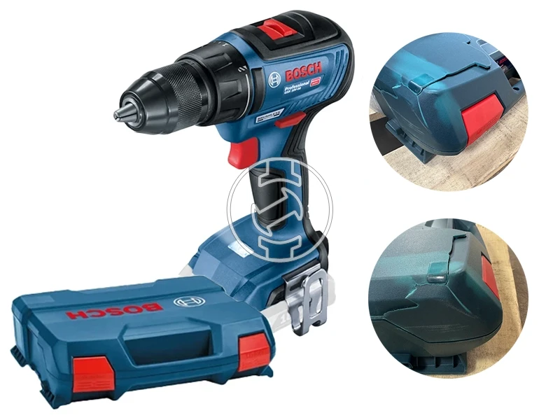 Bosch GSR 18V-50 akkus fúrócsavarozó tokmányos akku és töltő nélkül (értékcsökkent)