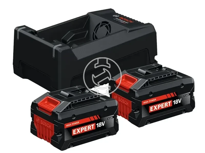 Bosch EXPERT akkumulátor és töltő szett 18 V | 5,5 Ah