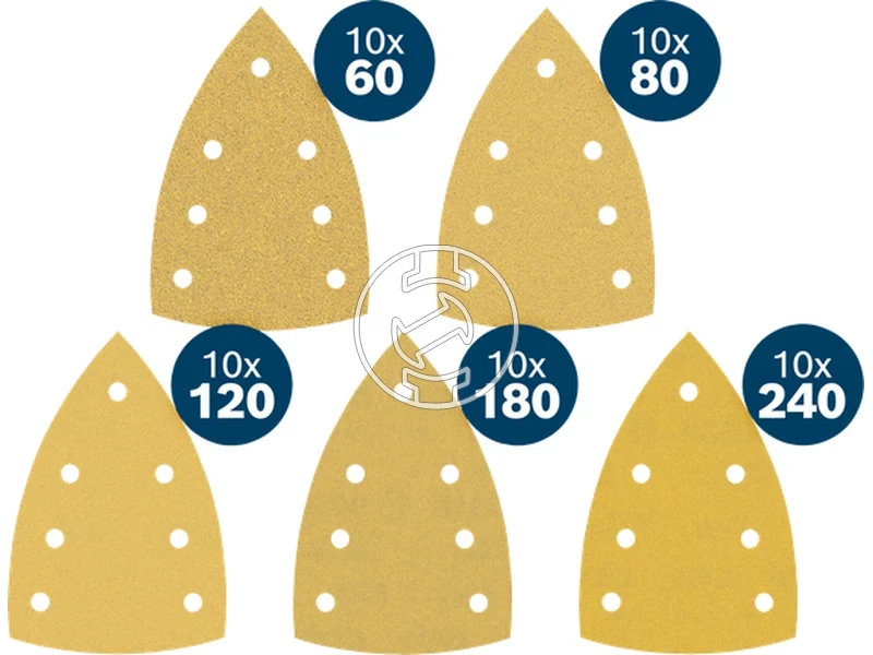 Kép: Bosch EXPERT C470 deltacsiszololap keszlet 100 x 150 mm 50 reszes_1.webp