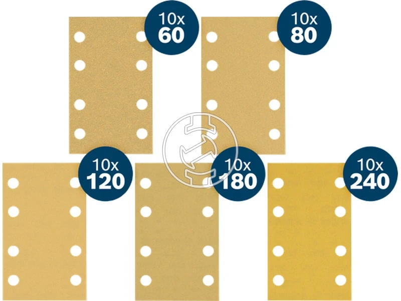 Kép: Bosch EXPERT C470 rezgocsiszololap keszlet 80 x 133 mm 50 reszes_1.webp