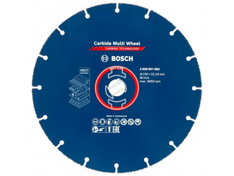 Bosch Expert Carbide Multi Wheel 230 x 22,23 mm karbid vágókorong
