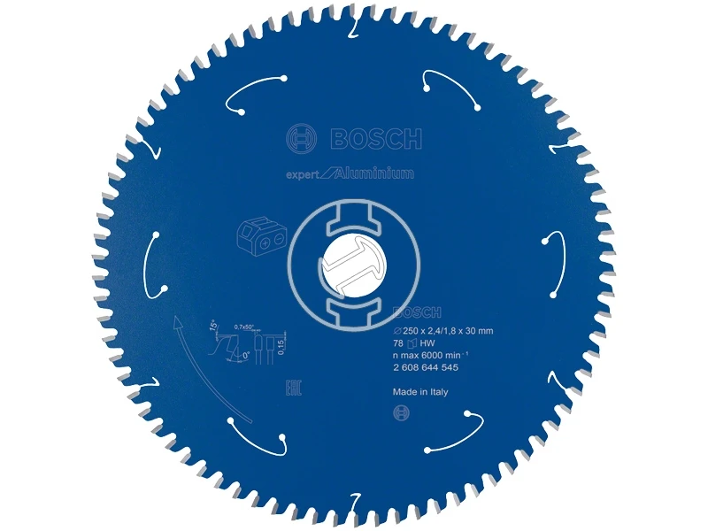 Bosch Expert for Aluminium 254 x 2,4/1,8 x 30 mm körfűrészlap T78
