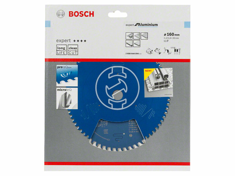 Bosch Expert for Aluminium ø 160 x 2,2 / 1,6 x 20 mm körfűrészlap