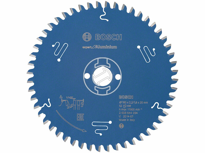 Bosch Expert for Aluminium ø 160 x 2,2 / 1,6 x 20 mm körfűrészlap