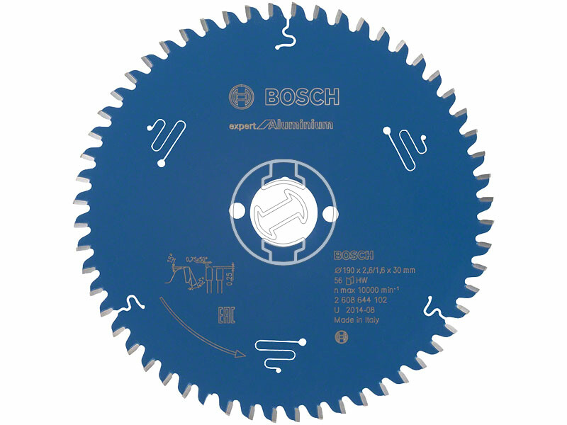 Bosch Expert for Aluminium ø 190 x 2,6 / 1,6 x 30 mm körfűrészlap