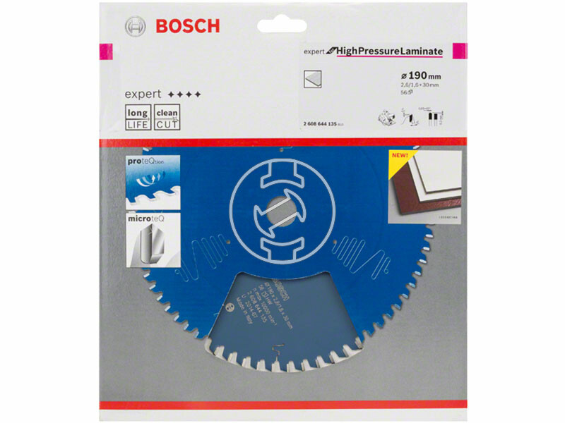 Bosch Expert for HighPressureLaminate ø 190 x 2,6 / 1,6 x 30 mm körfűrészlap
