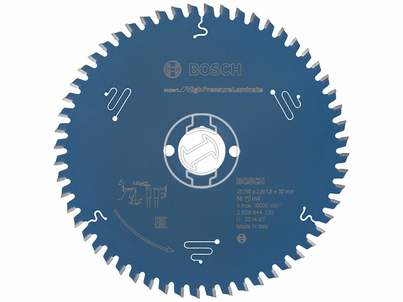 Bosch Expert for HighPressureLaminate ø 190 x 2,6 / 1,6 x 30 mm körfűrészlap