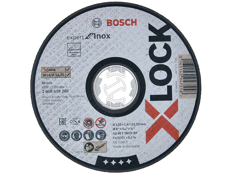 Bosch Expert for Inox X-LOCK 125x1,6x22,23mm vágókorong