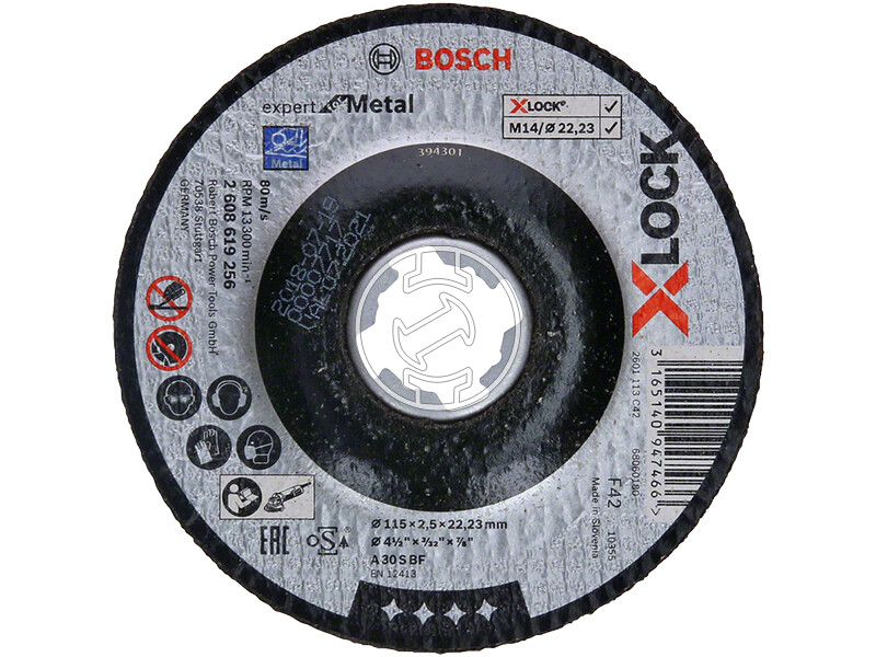 Bosch Expert for Metal X-LOCK 115x2,5x22,23mm vágókorong