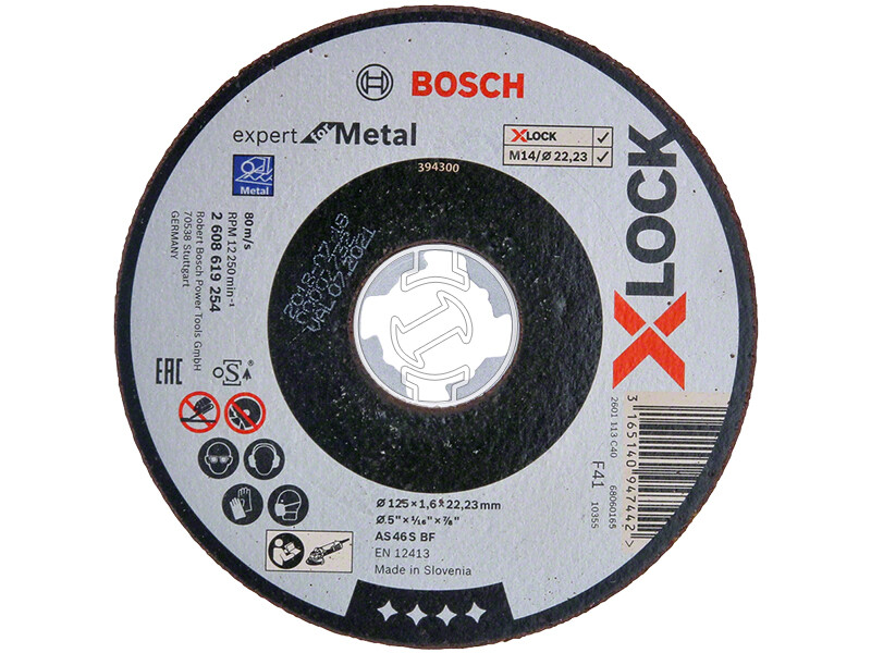 Bosch Expert for Metal X-LOCK 125x1,6x22,23mm vágókorong