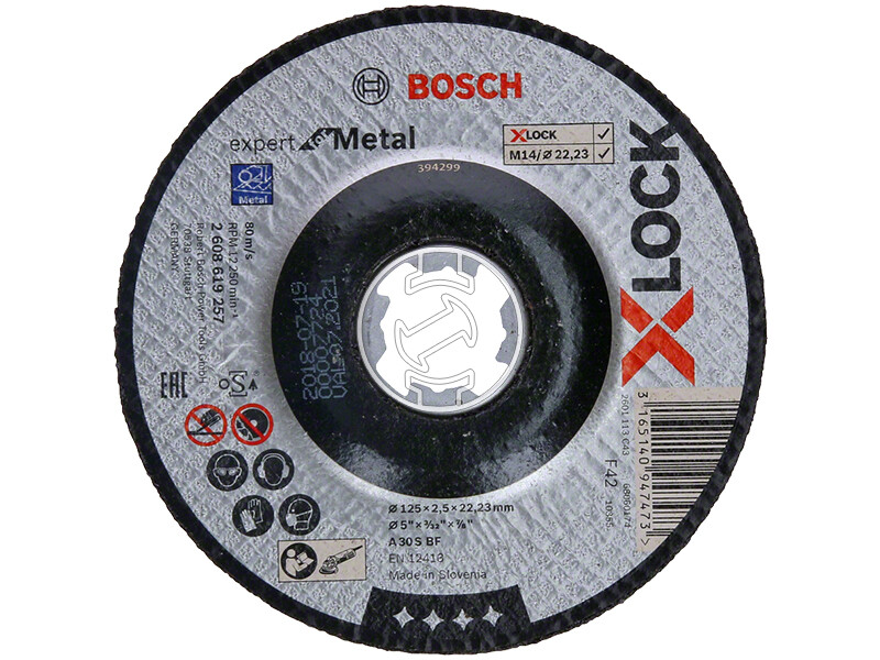 Bosch Expert for Metal X-LOCK 125x2,5x22,23mm vágókorong
